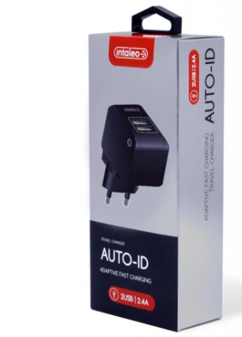 Зарядний пристрій TCA242 (2USB2,4A) (black) (1283126491733) Intaleo (216637528)
