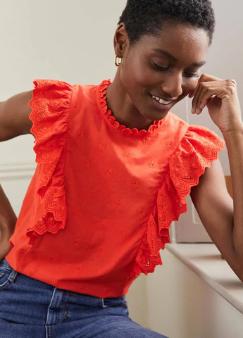 Помаранчева блуза Boden