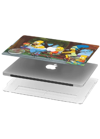 Чохол пластиковий для Apple MacBook Air 13 A1466 / A1369 Сімпсони (Simpsons) (6351-1727) MobiPrint (218539249)
