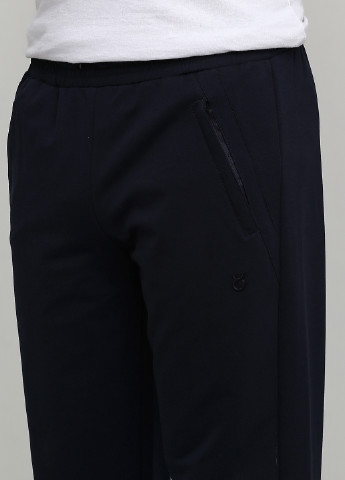 Темно-синие спортивные демисезонные прямые брюки Oztas