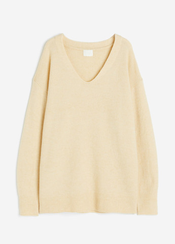 Кремовий зимовий пуловер пуловер H&M