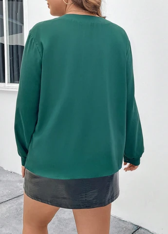 Смарагдова блуза SHEIN