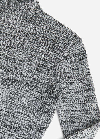 Серое кэжуал платье силуэтная H&M меланжевое