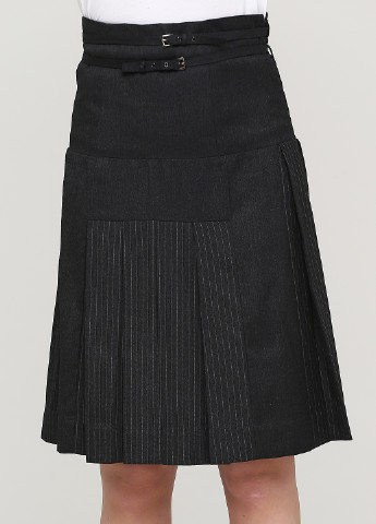 Серая кэжуал в полоску юбка Jean Paul Gaultier клешированная