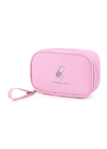 Аптечка сумка органайзер для медикаментов для путешествий для дома 17х11х6 см (473266-Prob) Розовая Unbranded (254235558)