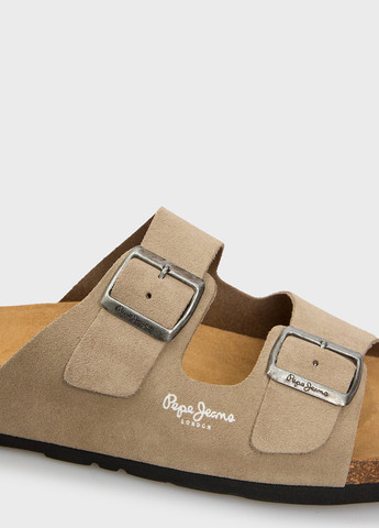 Бежевые кэжуал, пляжные шлепанцы Pepe Jeans