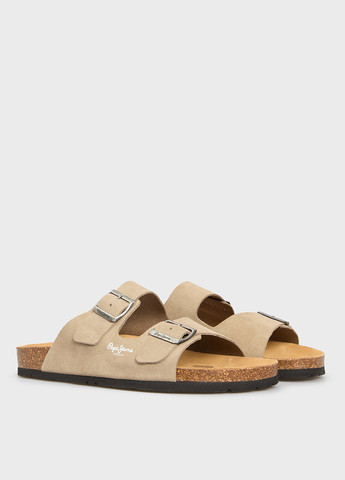 Бежевые кэжуал, пляжные шлепанцы Pepe Jeans