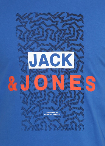 Синяя футболка Jack & Jones