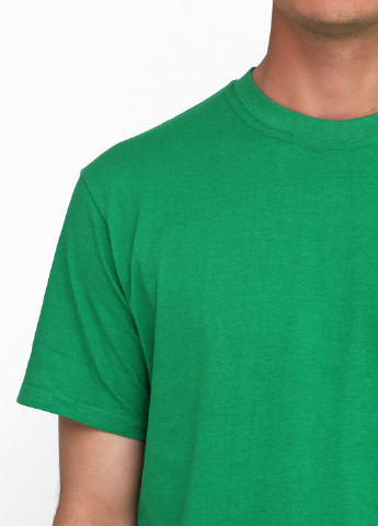 Зеленая футболка мужская зеленая с коротким рукавом Malta М319-17