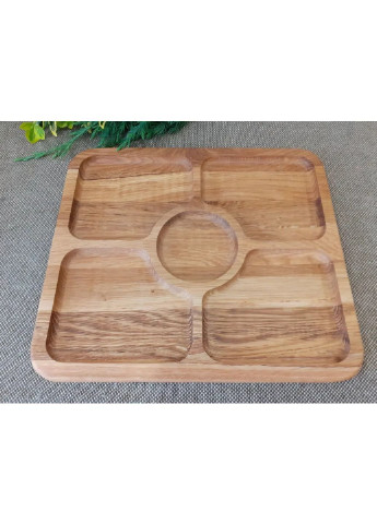 Менажница Дерево Карпат Т-43-Ясен 25х25 см No Brand (253782817)