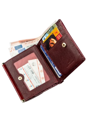 Жіночий шкіряний гаманець 9,5х10,5 см st leather (229461017)
