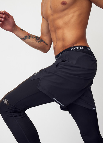 Черные демисезонные леггинсы H&M