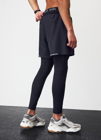 Черные демисезонные леггинсы H&M