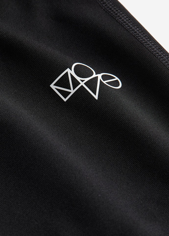 Черные демисезонные леггинсы H&M