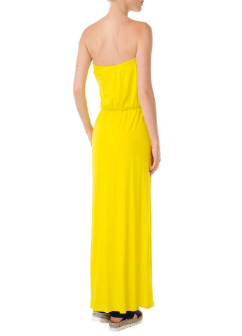 Желтое кэжуал платье Zimo