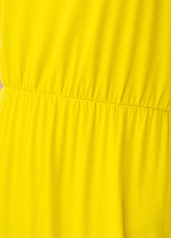 Желтое кэжуал платье Zimo