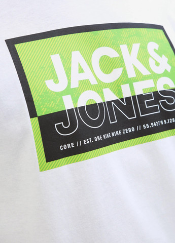 Біла футболка Jack & Jones