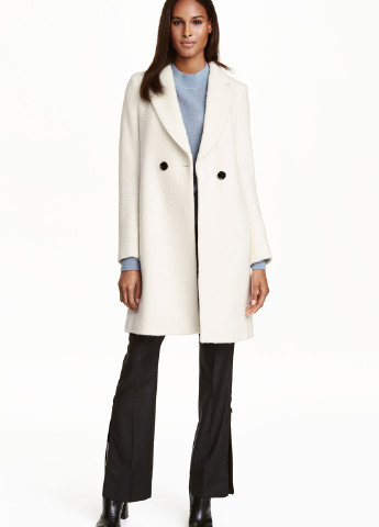 Білий демісезонне Пальто H&M