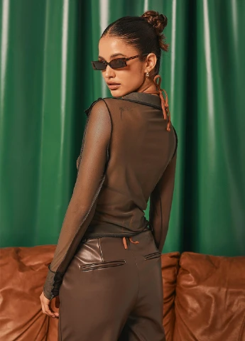 Хаки блуза Missguided