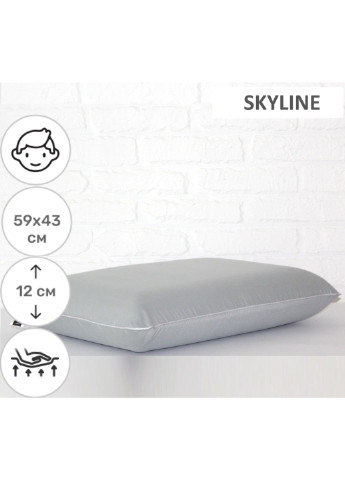 Подушка ортопедическая №6051 Delicate satin Skyline Men 59х43х12 (2200003261745) Mirson (254072664)