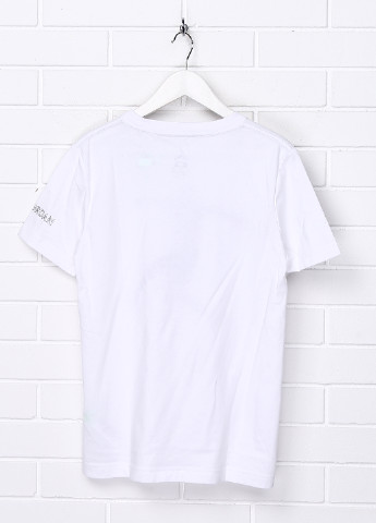 Белая летняя футболка с коротким рукавом Jordan