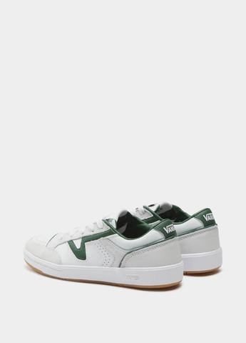 Белые кеды Vans с перфорацией, с логотипом