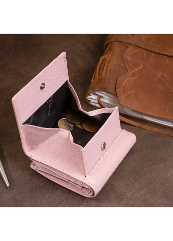 Жіночий шкіряний гаманець 10х9х1,3 см st leather (252128068)