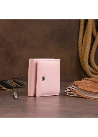 Жіночий шкіряний гаманець 10х9х1,3 см st leather (252128068)