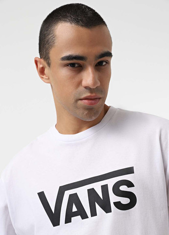 Лонгслів Vans логотип білий кежуали, спортивні бавовна