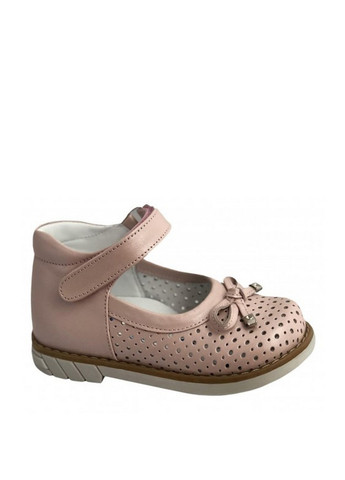 Светло-розовые туфли на низком каблуке Perlina