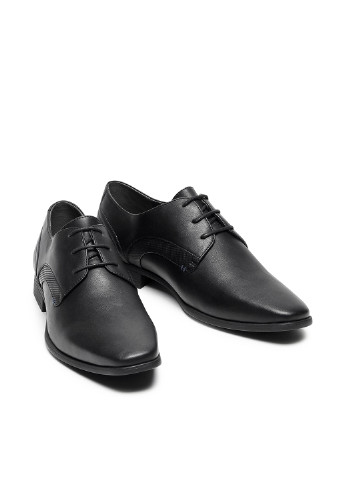 Черные классические туфли Ottimo на шнурках