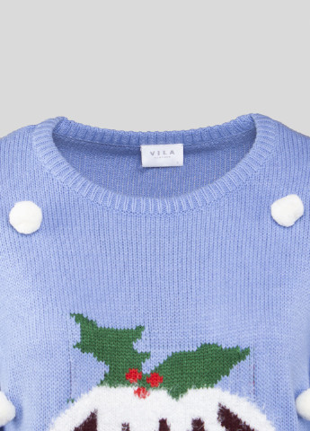 Комбинированный демисезонный свитер Vila