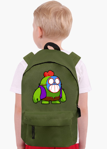 Детский рюкзак Спайк Бравл Старс значок Ель Прімо (Spike Brawl Stars with Pin El Primo) (9263-2600) MobiPrint (217075165)