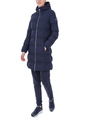Синяя зимняя куртка ARMANI EA7