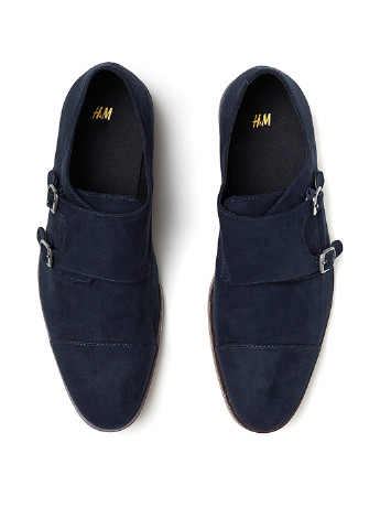 Темно-синие кэжуал туфли H&M с ремешком
