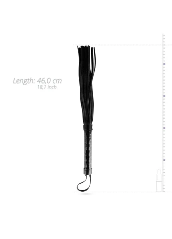 Плеть-флогер - Beat It Flogger - Black, экокожа Whipped (255260266)