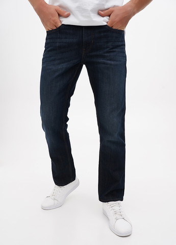 Темно-синие демисезонные зауженные джинсы C&A