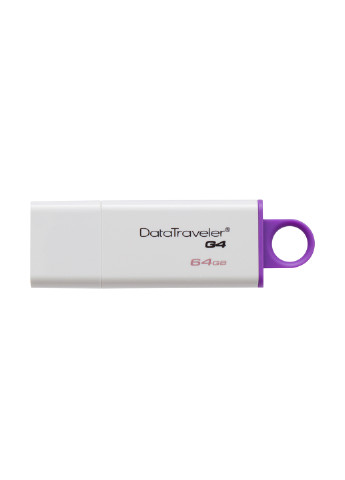 Флеш пам'ять USB DataTraveler I G4 64GB (DTIG4 / 64GB) Kingston Флеш память USB Kingston DataTraveler I G4 64GB (DTIG4/64GB) білі
