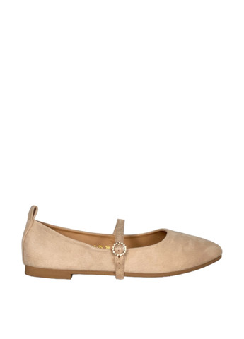 Mei Deli Туфли мери джейн бежевый з текстиль, искусственная замша, — демисезон (296799054)