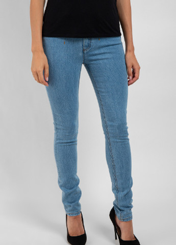 Голубые джинсы skinny Alberta Ferretti - (242106802)