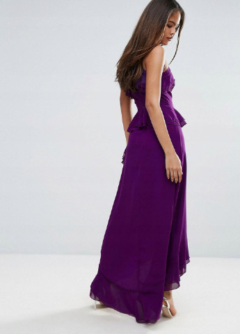 Фиолетовое кэжуал платье True Decadence однотонное