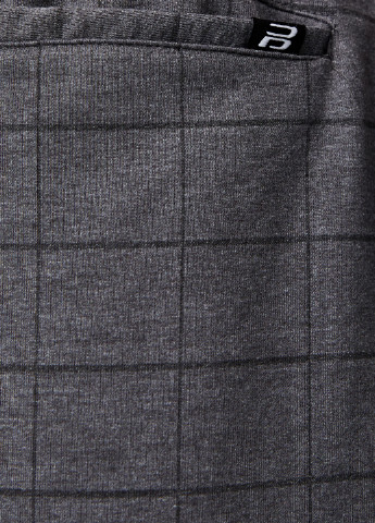 Темно-серые кэжуал демисезонные зауженные брюки Pull & Bear