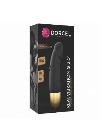Вибратор Real Vibration S Gold 2.0, диам 3,7см, перезаряжаемый, для точки G Dorcel (254734261)