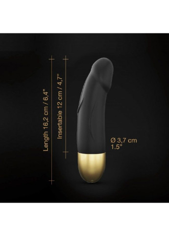 Вибратор Real Vibration S Gold 2.0, диам 3,7см, перезаряжаемый, для точки G Dorcel (254734261)
