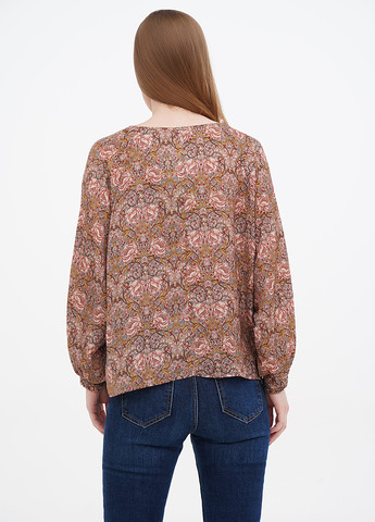 Комбинированная демисезонная блуза Oltre