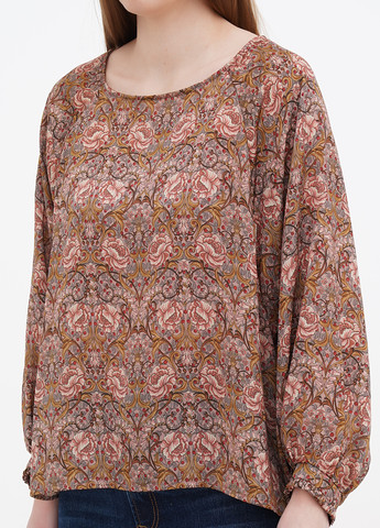 Комбинированная демисезонная блуза Oltre