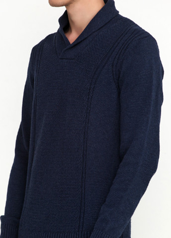 Темно-синий зимний пуловер пуловер Inextenso
