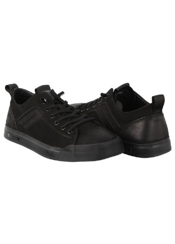 Черные демисезонные мужские кроссовки 198364 Cosottinni
