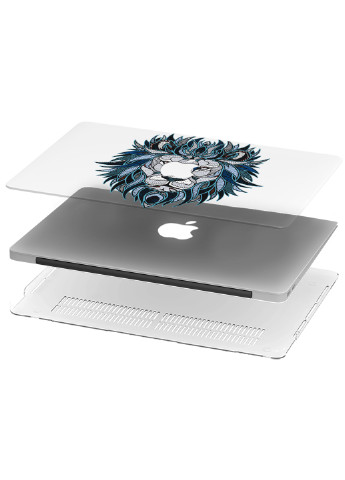 Чехол пластиковый для Apple MacBook Air 13 A1932 / A2179 / A2337 Лев (Lion) (9656-1767) MobiPrint (218506212)