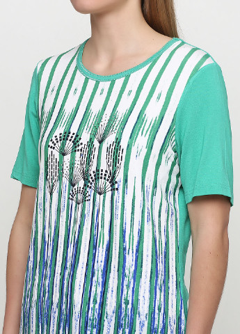 Зелена літня футболка Brandtex Collection